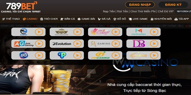 Tổng quan thông tin về Baccarat 789bet